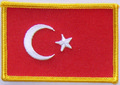 Bild der Flagge "Aufnäher Flagge Türkei (8,5 x 5,5 cm)"