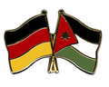 Bild der Flagge "Freundschafts-Pin Deutschland - Jordanien"