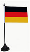 Tisch-Flagge Deutschland 15x10cm
 mit Kunststoffstnder Flagge Flaggen Fahne Fahnen kaufen bestellen Shop