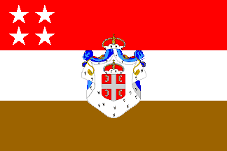 Principality of Serbia (1830-1882) - Fahnen Flaggen Fahne Flagge