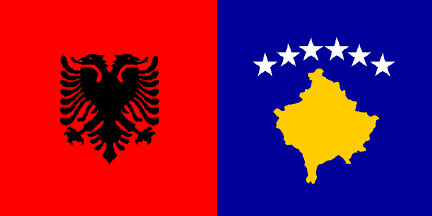 Kosovo: Sports flags - Fahnen Flaggen Fahne Flagge Flaggenshop Fahnenshop  Versand kaufen bestellen