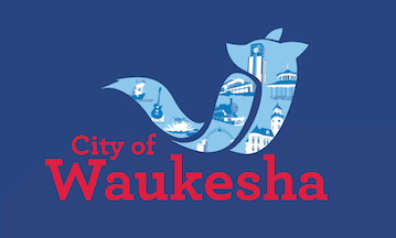 [Waukesha, Wisconsin flag]