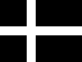 Mourning flag - Denmark until 1743