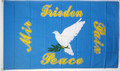 Flagge Friedenstaube mit grnem Zweig
 (150 x 90 cm) kaufen bestellen Shop Fahne Flagge