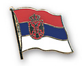 Flaggen-Pin Serbien mit Wappen kaufen bestellen Shop