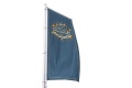 Flagge Merry Christmas & Happy New Year - Motiv 1 - im Hochformat (Glanzpolyester) kaufen