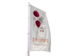 Flagge Merry Christmas & Happy New Year - Motiv 2 - im Hochformat (Glanzpolyester) kaufen