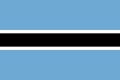 Flagge Botswana
 im Querformat (Glanzpolyester) kaufen bestellen Shop