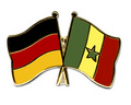 Bild der Flagge "Freundschafts-Pin Deutschland - Senegal"