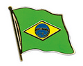 Bild der Flagge "Flaggen-Pin Brasilien"