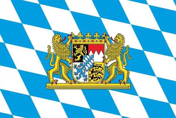 Landesfahne Bayern XXL (500 x 300 cm)-Fahne Landesfahne Bayern XXL