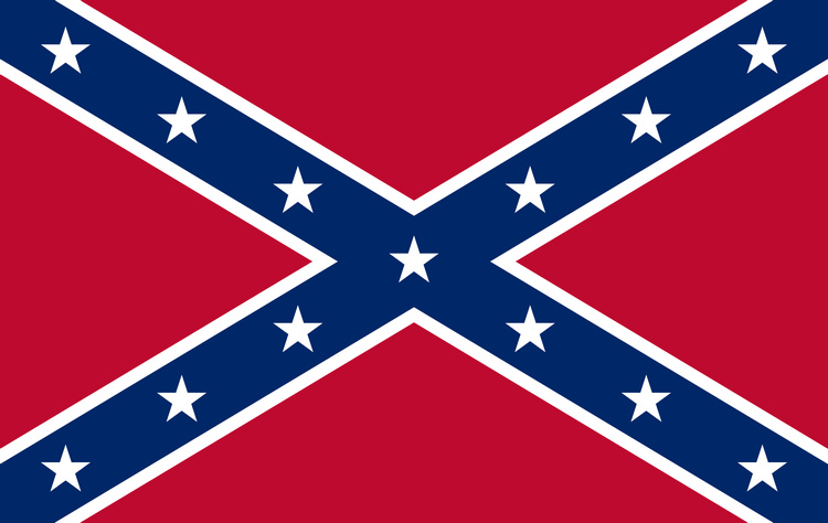 Flagge der Konföderierten (Confederate Flag - United States)-Fahne Flagge  der Konföderierten (Confederate Flag - United States)-Flagge im Fahnenshop  bestellen