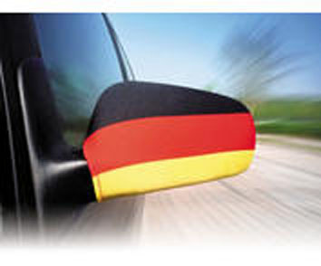 Deutschland Autospiegel Flagge (2er Set) - Fan Utensilien, Fanartikel, 2,50  €