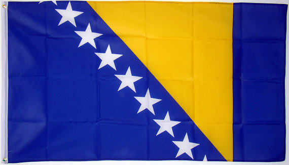 Flagge Bosnien-Herzegowina-Fahne Bosnien-Herzegowina-Flagge im Fahnenshop  bestellen