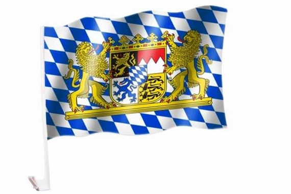 Autoflaggen Freistaat Bayern - 2 Stück-Fahne Autoflaggen Freistaat Bayern -  2 Stück-Flagge im Fahnenshop bestellen